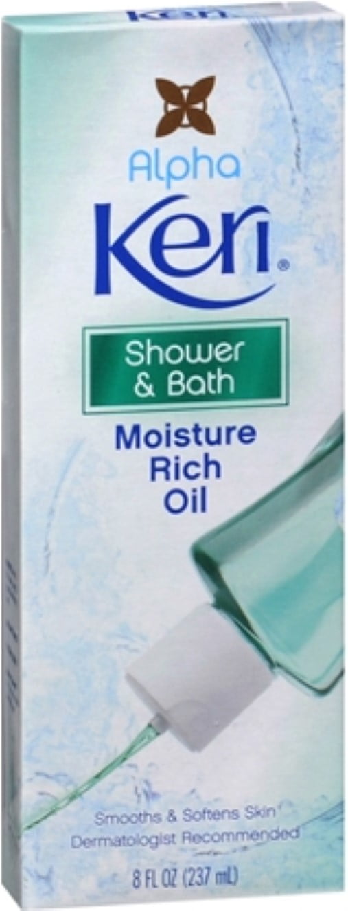 Alpha KERI Shower and Bath Moisture Rich Oil 8 oz (Pack of 3)