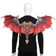 thumbnail image 4 of Alas de dragón Steampunk para disfraz mecánico unisex para adultos, para Halloween, carnaval, plegables, de tela no tejida, con impresión, para fiestas, juguetes y regalos, color plateado., 4 of 6