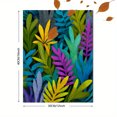 thumbnail image 3 of Vibrant Tropical Leaves Canvas Print, Suitable for Living Room, Office, Dining Room, Entryway, 3 of 8