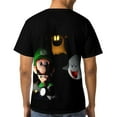 thumbnail image 6 of Luigi's Mansion Characters Unisex Short-sleeve Shirt For Men Women Novelty 3D Print T-Shirt Soft Comfortable Tee Shirts, 6 of 7