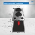 thumbnail image 4 of Parrilla Eléctrica Summit CSD2B115 12" 2 Quemadores 115V, 4 of 7