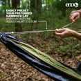 thumbnail image 3 of Microtune Structural Ridline - Camping Hammock Travel Essentials Cord for Preset Lay Compatible with 1 to 2 Person Portable Hammocks Sapphire/Grey, 3 of 6