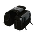 thumbnail image 3 of Canvas Bicycle Carrier Bag Rear Rack Trunk Bike Luggage Back Seat Pannier, 3 of 7