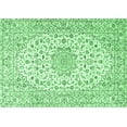thumbnail image 1 of Ahgly Company Indoor Rectangle Medallion Emerald Green Traditional Area Rugs, 3' x 5', 1 of 4