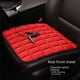thumbnail image 5 of Cojín cuadrado con calefacción de rejilla para asiento de coche, conjunto de tres piezas, cojín de asiento de invierno para las cuatro estaciones, accesorios para el interior del coche, 5 of 5
