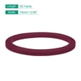 thumbnail image 2 of Uxcell 50 Yards Stiff Horsehair Braid 0.6 inch Wide Polyester Boning Sewing Wedding Dress Dance Deep Red, 2 of 6
