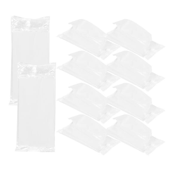 LOLIPPYY Travel Tissues Packs 10Pcs Car Tissue White Paper Sun Visor Design For Drivers
