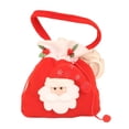 thumbnail image 1 of Billuyoard Bolsa de regalo de Navidad, suministros para envolver, adorables bolsas de dulces de tamaño pequeño, suministros para fiestas, Kits de decoración para fiestas Papá Noel, 1 of 6