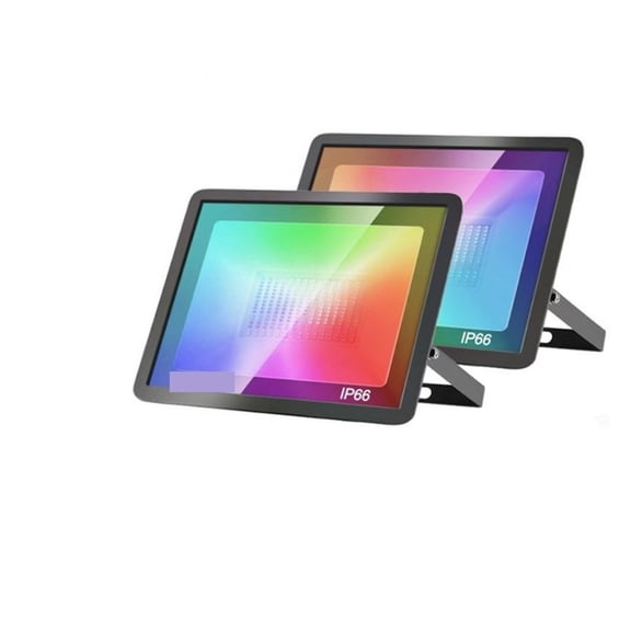 Tuya Smart Floodlightled Outdoor Waterproof Garden Street Search Light 30/50/100W RGBCW Dimmable ,Multifunctional Lighting