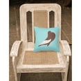 thumbnail image 2 of Blue Check Themed Fabric Decorative Pillow, 2 of 2