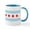 White/Blue Inside, variant on CafePress - Chicago Flag Mug - 11 oz Ceramic Mug - Novelty Coffee Tea Cup