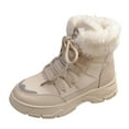 thumbnail image 2 of Dpityserensio Warm Women Snow Boot Winter Shoes Outdoor High Top Snow Boots, 2 of 9
