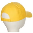 thumbnail image 3 of Classic 3D Raised Initial Letters A to Z Structured Baseball Hat Cap Adjustable, Yellow Hat White Black Letter W, 3 of 4