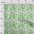 thumbnail image 2 of oneOone Polyester Spandex Light Green Fabric Kids Floral Craft Projects Decor Fabric Printed By The Yard 56 Inch Wide, 2 of 4