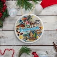 thumbnail image 5 of Artistically Vibrant Frankenmuth Ornament, Festive Bavarian Town Michigan Christmas Souvenir and Decor, 5 of 7