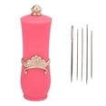 thumbnail image 2 of Pin Cushion Needle Pincushion Holder, Lipstick Shape Exquisite Retractable Design, Portable Household Needle Collector, for Beginners and Professionals, 2 of 7