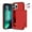 Red, variant on DaXi Heavy Duty Phone Case for iPhone 13 Card Holder Protective Case, Double Layer Shockproof with Credit Card Holder Slot