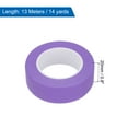 thumbnail image 2 of Uxcell 4Pcs 0.8 inch Wide 14 Yards Purple Masking Tape Painters Tape Rolls for Home Office, 2 of 7
