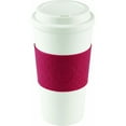 thumbnail image 3 of Copco Acadia Reusable To Go Mug, 16-ounce Capacity 4-pack (Pink, Azure, Brown, Red), 3 of 4
