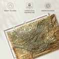 thumbnail image 6 of Elephant Stock Vintage Pittsburgh City Map Wall Art - Horizontal Canvas Wall Art - Living Room Wall Decor - Map Canvas - Beige And Brown Decor - 24" x 16", 6 of 8