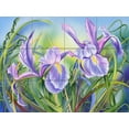 thumbnail image 1 of Tile Mural Kitchen Backsplash - Spring Iris-DF - by Denise Freeman, 1 of 1
