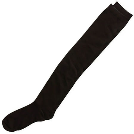 

Shulemin 1 Pair Thigh High Socks Japanese Style Attractive Cotton Women Long Boot Stocking for Daily Wear