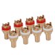 thumbnail image 3 of 16Pzs Chasis de Enchufe Hembra RCA Rojo + Blanco Conector Hembra RCA CMC de Alta Calidad Enchufe de Cobre de Fonografo Amp Hi, 3 of 5