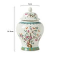 thumbnail image 3 of 7 inch Ceramic Ginger Jar Display Decoration Collection Bookcase Vase Airtight Lid Food Storage Jar Home Decor White, 3 of 8
