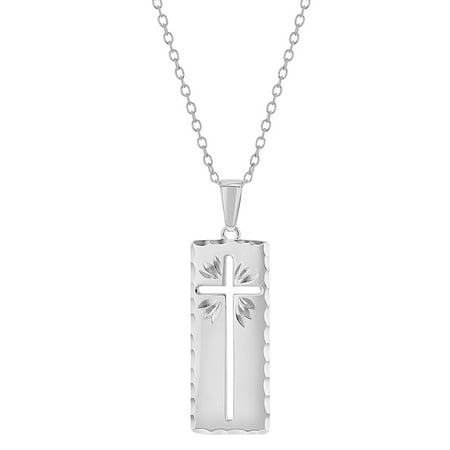925 Sterling Silver Cutout Square Medal Cross Pendant Necklace Girls Women 18 Canada - Black Cross Pendant Meaning 925 Sterling Silver Cutout Square Medal Cross Pendant Necklace Girls Women 18 Canada - Black Cross Pendant Meaning