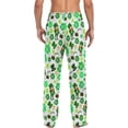 thumbnail image 2 of GZHJMY St. Patrick's Day Pajama Pants for Men, Lounge Pants Lightweight Men Pajama Bottoms with Drawstring Pockets, Christmas New Year Birthday Gifts, Small, 2 of 6