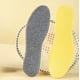 thumbnail image 2 of Plantillas térmicas de lana con ventilación de ventilación - Cojín cálido de alta resistencia para botas de invierno y zapatillas de senderismo - Blanco/gris - 1 par, 2 of 5