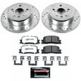 thumbnail image 3 of PowerStop Rear Z36 Truck & Tow Carbon-Fiber Ceramic Brake Pad and Drilled and Slotted Rotor Kit Fits: TOYOTA Select Models K1069-36, 3 of 9