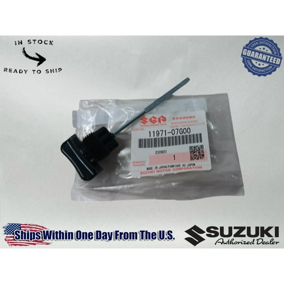 Suzuki OEM Oil Dipstick Cap Lt-Z 400 Ltz Kfx 400 (2003-2014) 11971-07G00