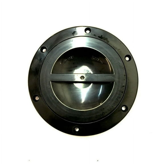 5" Round Access Hatch Cover for RV Marine Boat Camper - BLACK - Valterra