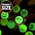 JOYIN 100 PCS Halloween Glow in The Dark Bouncing Balls,20 Designs
