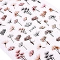 thumbnail image 5 of F199 [1254] Blooming flower 3d art stickers decals self adhesive manicure nail tips decoration, 5 of 5