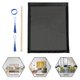 thumbnail image 2 of Cuadros Decorativos 2 marcos de fotos de madera, pintura de diamantes, marcos de fotos DIY, colgador de carteles Likrtyny  embutido en tela, 2 of 3