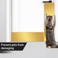 thumbnail image 4 of Gaahing Glossy Gold Metal Kick Plate, Self-Adhesive Kickplate, Baseboard Molding Trim, Anti-Scratch Base Cover for Wall, Door, Kitchen Cupboard Protection,9.8FT x 3.9IN, 4 of 7