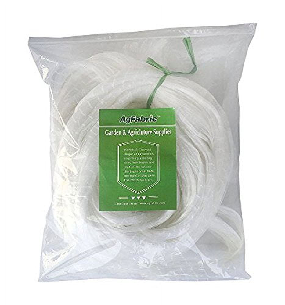Agfabric Garden Bird Netting Anti Bird Protection Net Fruit Vegetables Flower Garden Pond Netting - Pack of 2 - 25x50ft, White