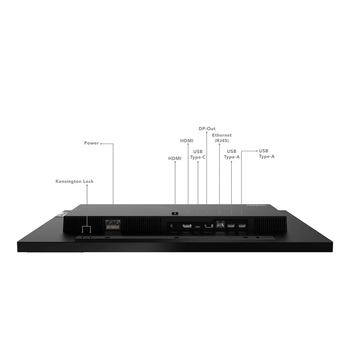 Lenovo ThinkVision T24m-20 24" Class Full HD LED Monitor - 16:9 - Raven Black - 23.8" Viewable - In-plane Switching (IPS) Technology - WLED Backlight - 1920 x 1080 - 16.7 Million Colors - 250 Nit -...