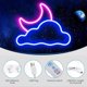thumbnail image 2 of Cloud and Moon Led Neon Light, for Wall Decor USB Powered Led Neon for Bedroom Kids Room Decoration15CM*20CM, 2 of 5