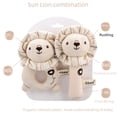 thumbnail image 4 of Sonajero de peluche para bebé, juguete educativo para la primera infancia, sonajero redondo, juguete relajante para bebé, 4 of 6