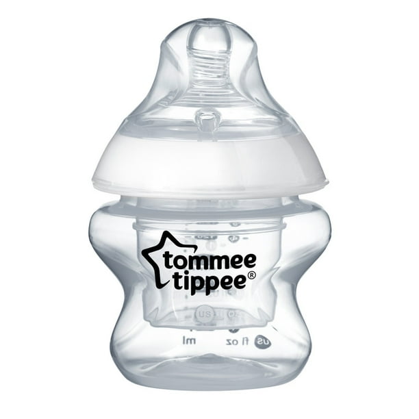 Tommee Tippee Closer to Nature First Feed Baby Bottle, 5 ounce
