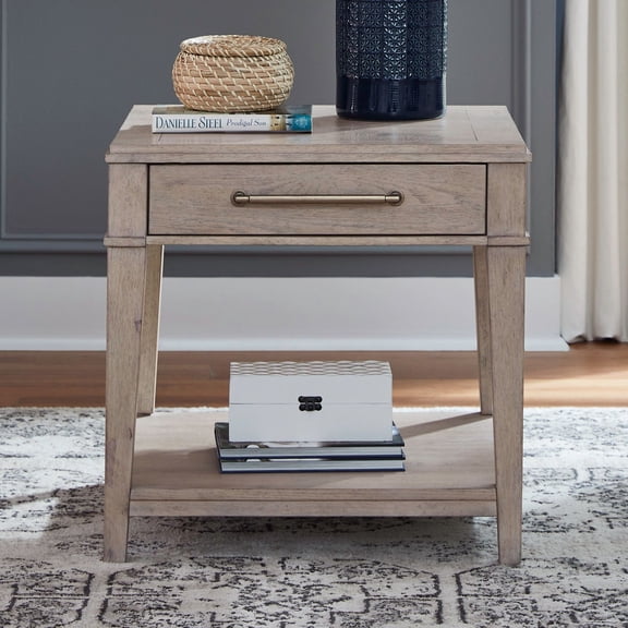 Liberty Furniture New Haven End Table - White W25 x D27 x H24