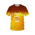 thumbnail image 1 of Avamo Mens Tee Manches Courtes Oktoberfest T-Shirt Col Rond Été Tops Casual Pull Parti Blouse Style-, 1 of 3
