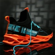 BUBUDENG Men Athletic Mesh Shoes Non Slip Blade Running Gym Sneakers Lightweight Walking Sports Cool Shoes