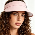 thumbnail image 2 of Zynoxe Sun Visor Hats for Women Outdoor Breathable Sun Protection Wide Brim Adjustable Strap Sprots Sun Hat for Baseball Hiking Golf, 2 of 5