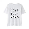 thumbnail image 1 of Gibobby blusas y camisas para Niñas The Children Unisex Baby Toddler Boys Girls Camiseta de manga corta con estampado de letras Camiseta gráfica Top （Rosa， 9-10 Años), 1 of 3