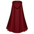 thumbnail image 3 of Hvyesh Women and Mens Renaissance Hooded Cape Medieval Cloak Retro Victorian Cape, 3 of 3