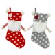 thumbnail image 4 of Conjunto de 2 calcetines de Navidad decorativos de Navidad sin rostro muñeca de hombre viejo calcetines de Navidad bolsa de regalo colgante, 4 of 4